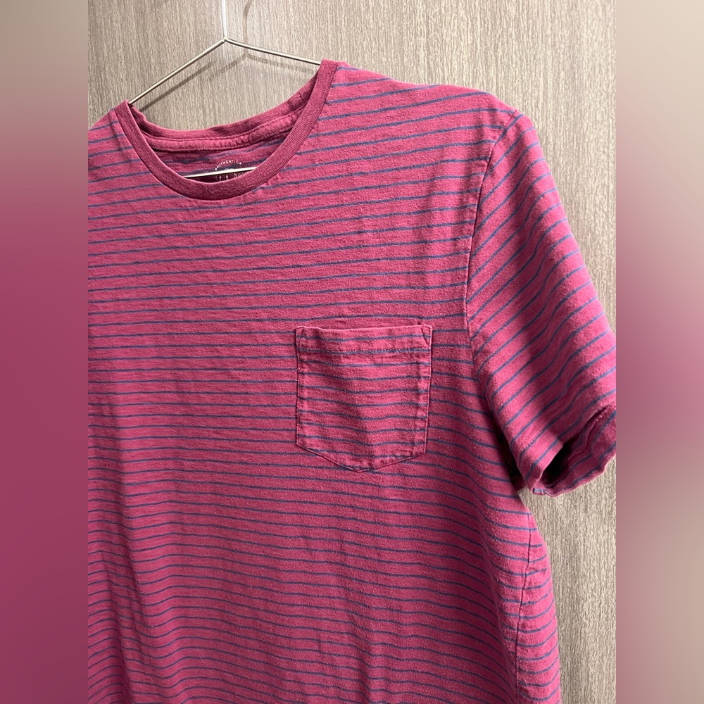 J. Crew short sleeve shirt stripes size XL - Picture 2 of 3
